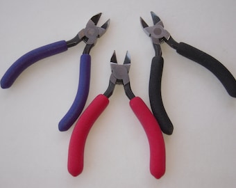 Full Flush Cutters for Silver, Gold, Copper up to 14 Gauge