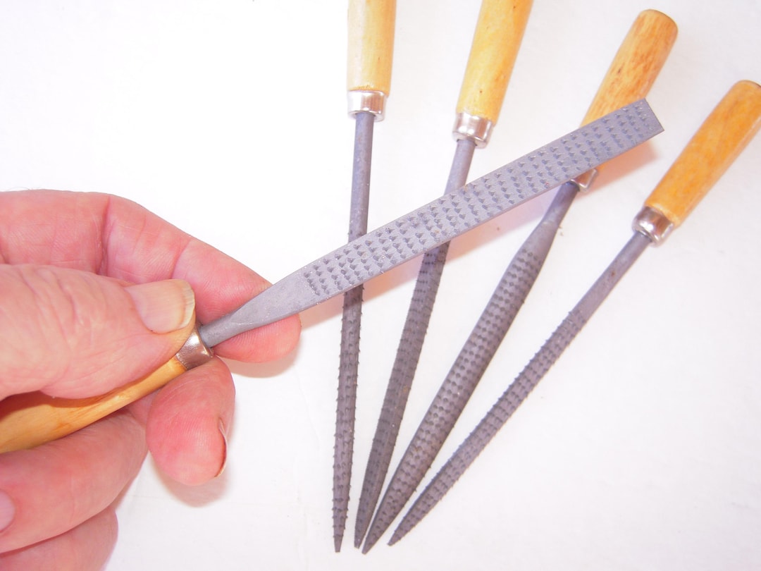 Rasp File Set--choose 10 Pc. Needle Files or 5 Pc. Hand Files - Etsy