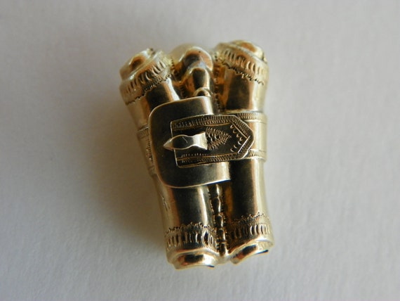 Antique Gold String -Tie Slider - image 1