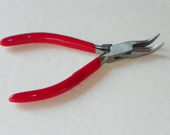 Medium-Duty Bent Chain Nose Pliers