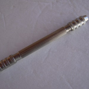 Brass Pin Vise With (4) Steel Collets (Choose Brass or Nickel Finish)