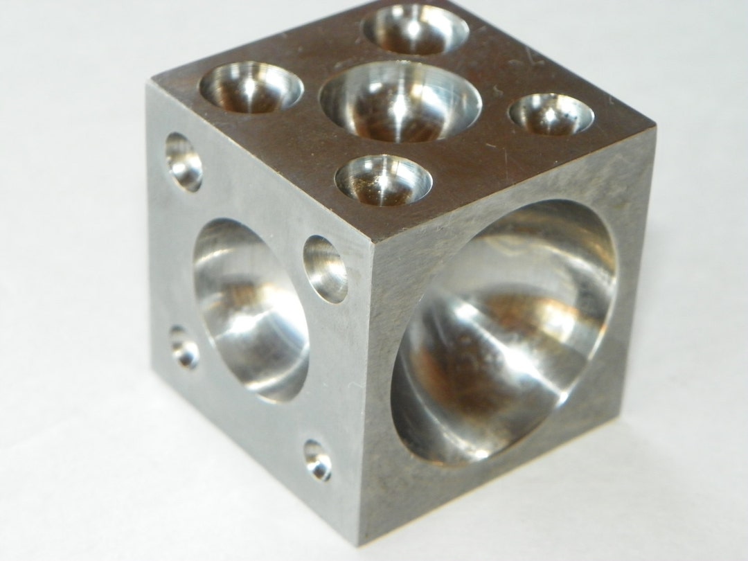 Steel Dapping Block-- 1 1/2