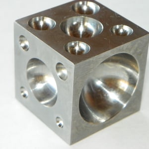 Steel Dapping Block-- 1 1/2&quot; Cube
