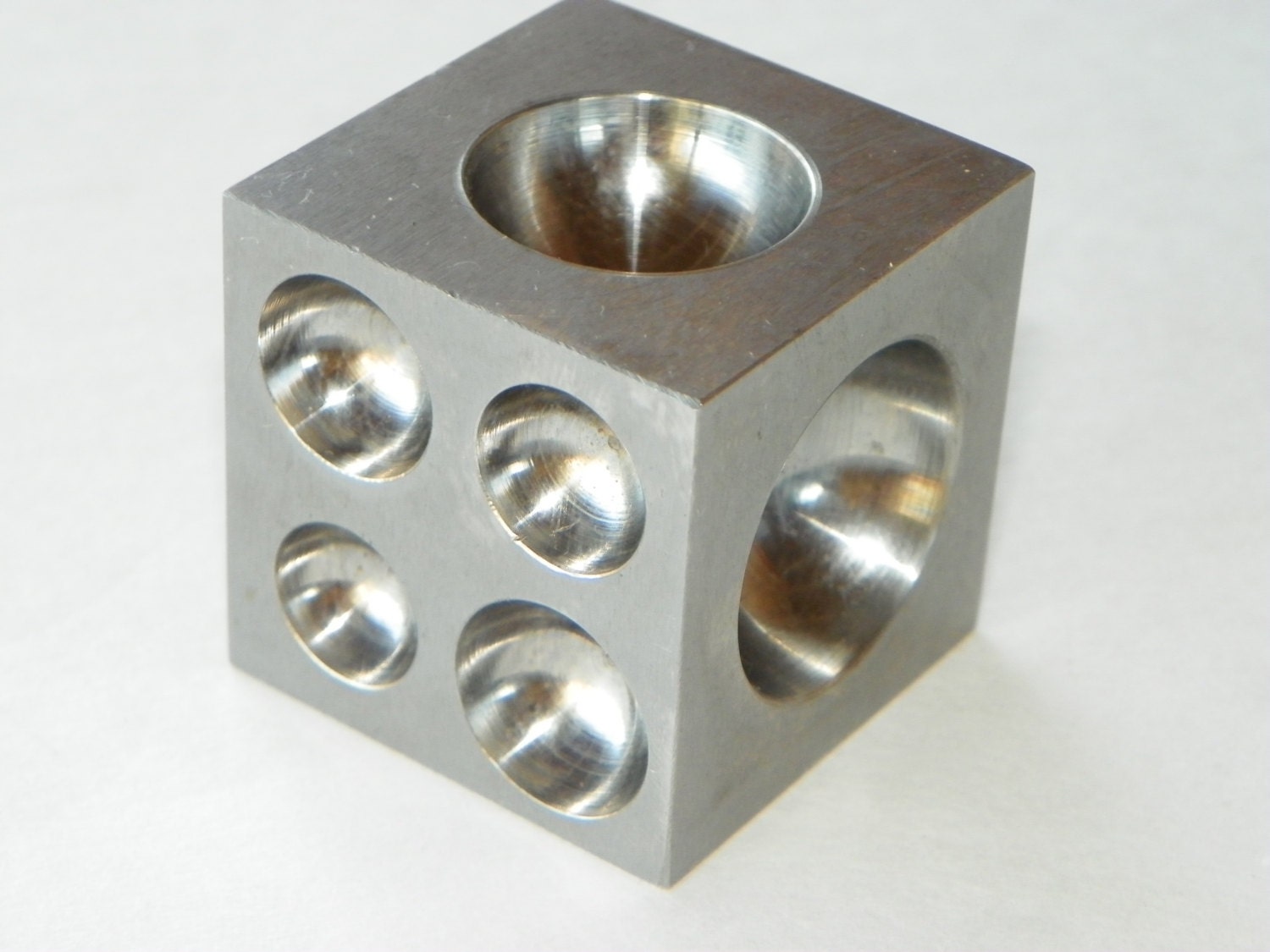 Steel Dapping Block-- 1 1/2