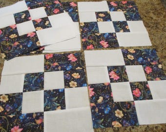 quilt blocks   unfinished quilt scrappy quilt blocks pieced quilt blocks set of 12 quilt blocks patchwork quilt blocks