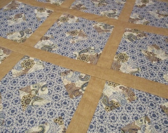 Colcha inacabada, colcha moderna, colcha floral, colcha de bebé, colcha de retazos, colcha hecha a mano, colcha de regazo