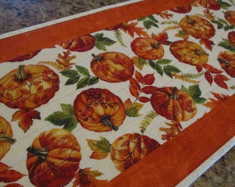 table runner quilted runner farmhouse table runner fall table topper country table runner pumpkin table topper island runner