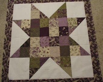 unfinished quilt top and table topper star quilt top patchwork quilt top modern quilt top lap quilt top floral quilt top