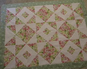 unfinished quilt top modern quilt top floral quilt top baby quilt top patchwork quilt top handmade quilt top lap quilt top