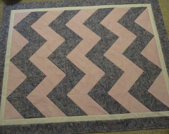 unfinished quilt top modern quilt top floral quilt top zigzag quilt top patchwork quilt top handmade quilt top lap quilt top