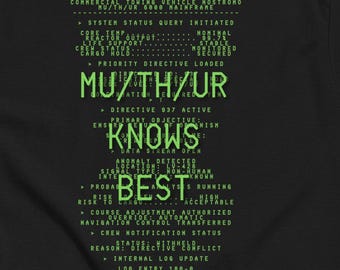 MU/TH/UR 6000 T-Shirt | Nostromo Alien Sci-Fi Tee