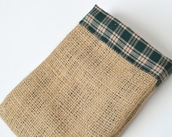 Cozy Burlap Pouch