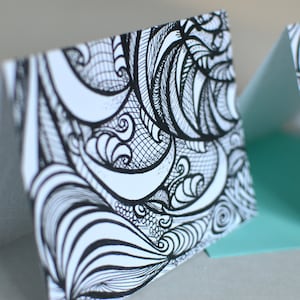 Adult Coloring Note Card set of 2
