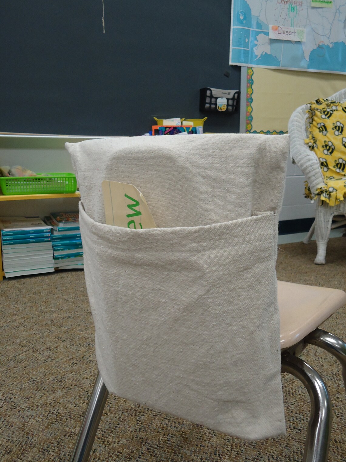 Chair Book Pocket Ready to Use Decorate Etsy