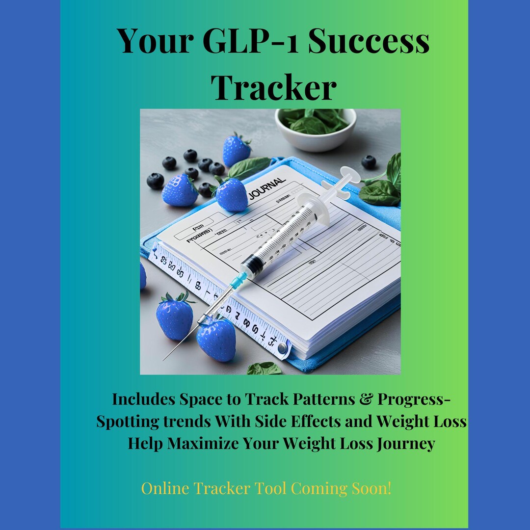 GLP-1 Weight Loss Tracker Journal | Printable Ozempic & Wegovy Progress ...