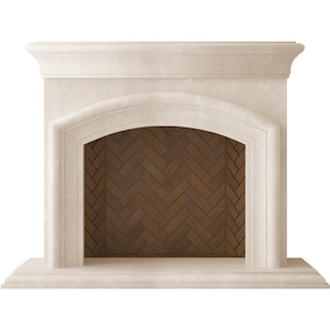 Handmade Cast Stone Fireplace Mantel Surround - Vira Design