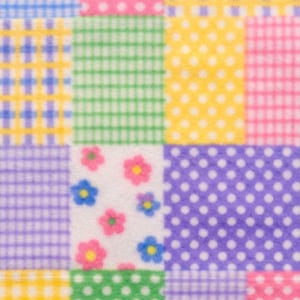 Quilt Print Polar Fleece Stoff: 60 "Breit - lose Ware - kein Sew Fleece