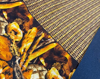 Golden Brown Loaf Fabric – Bakery Kitchen Decor Polyester Fabric by the Yard