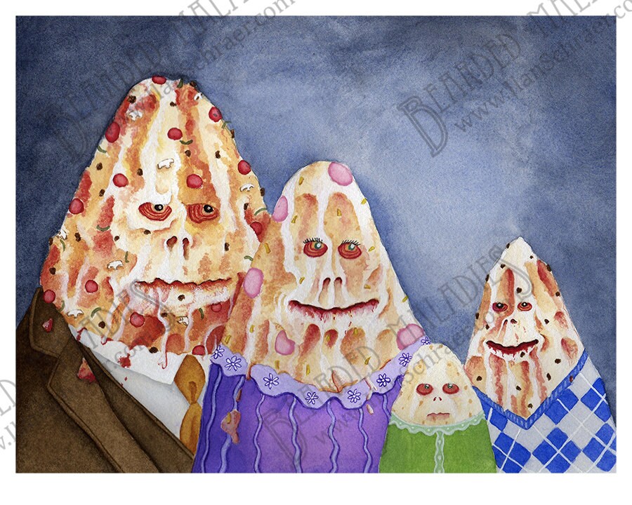 Spaceballs Pizza the Hutt Family Portrait 8x10 Etsy