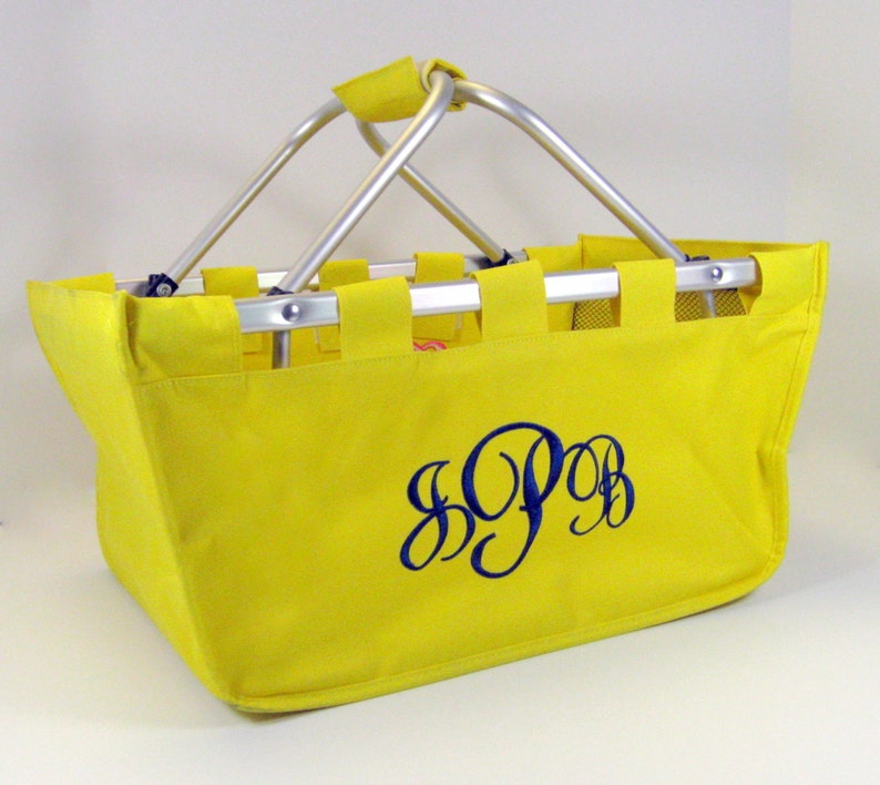 Large Market Tote in Yellow Etsy