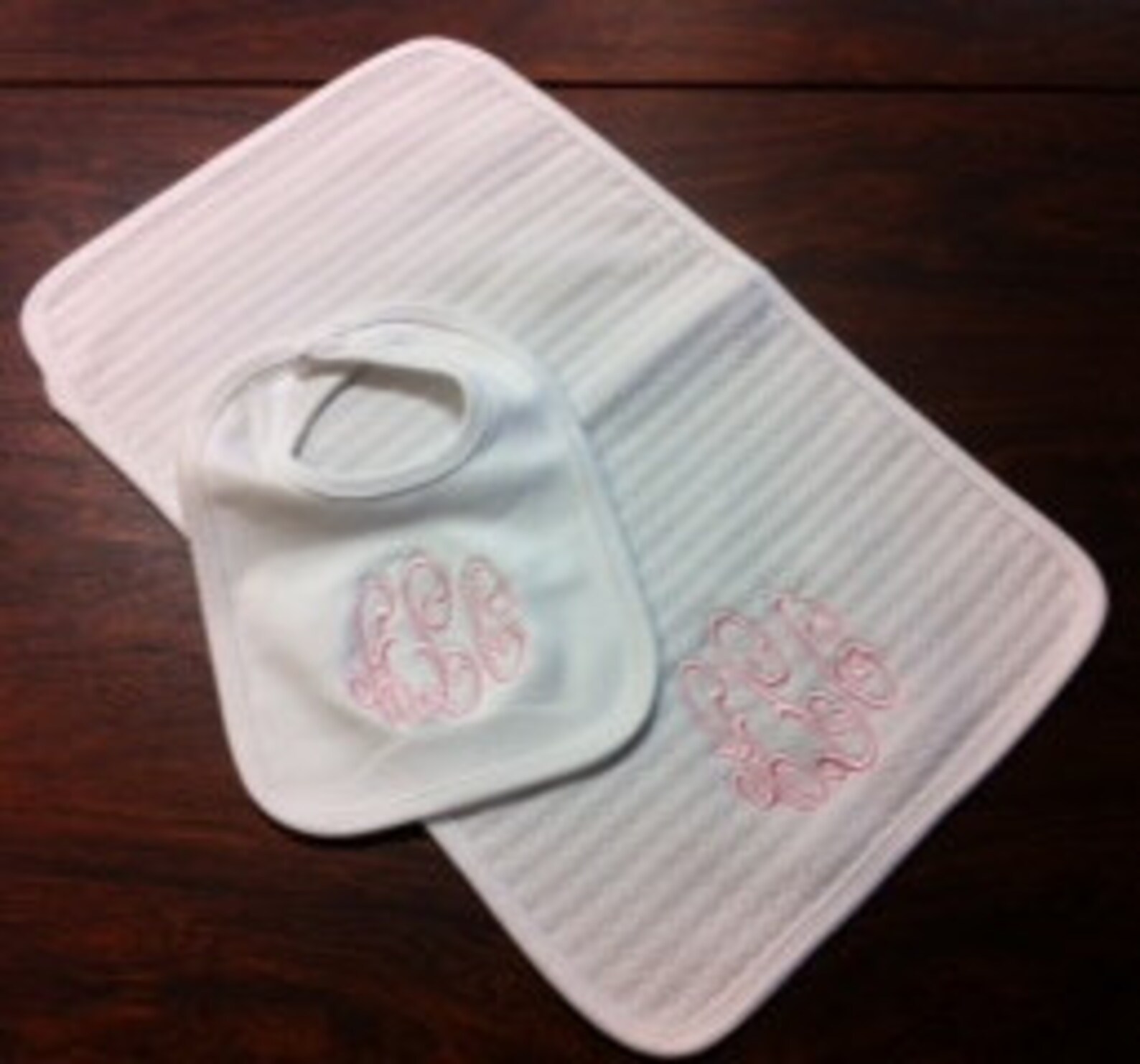 Bib and Burp Cloth Make Classic Gift Set Etsy