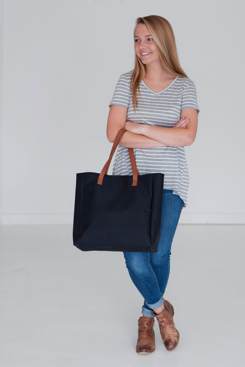 Black Tailgate Tote