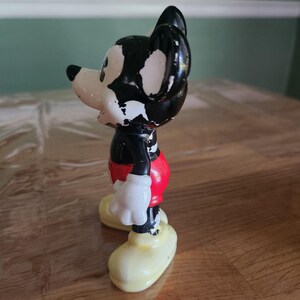 Vintage 5in Walt Disney Productions Mickey Mouse Ceramic Figurine Japan c1970s image 4