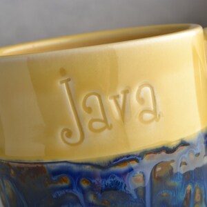 Coffee Mug, Coffee Cup, Tea Cup, Starry Night, Ready To Ship, Mug by Symmetrical Pottery image 3