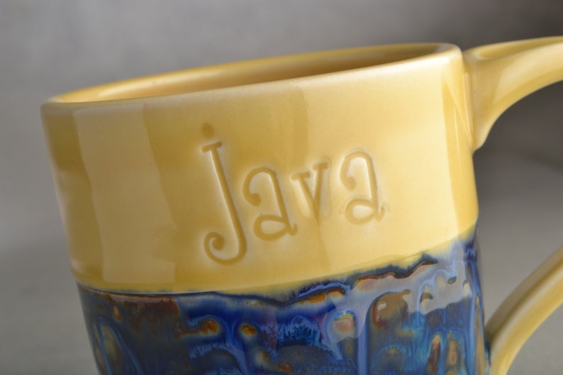 Coffee Mug, Coffee Cup, Tea Cup, Starry Night, Ready To Ship, Mug by Symmetrical Pottery image 3