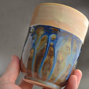 Ceramic Tumbler, Ceramic Cup, Starry Night, Ready To Ship by Symmetrical Pottery image 3