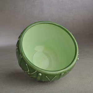 Soup Bowl Jade Green Ice Cream Cereal Bowl by Symmetrical Pottery image 5