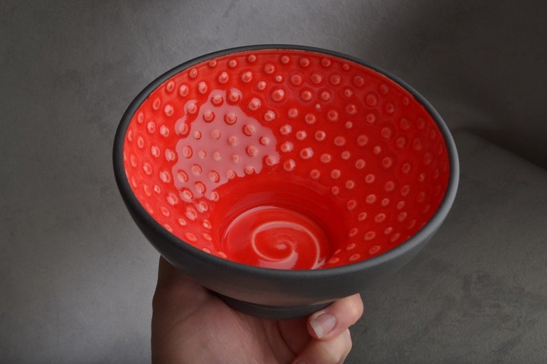Symmetrical Pottery Shaving Bowl - Thumbnail 4
