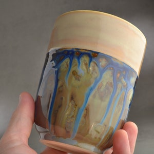 Ceramic Tumbler, Ceramic Cup, Starry Night, Ready To Ship by Symmetrical Pottery image 2