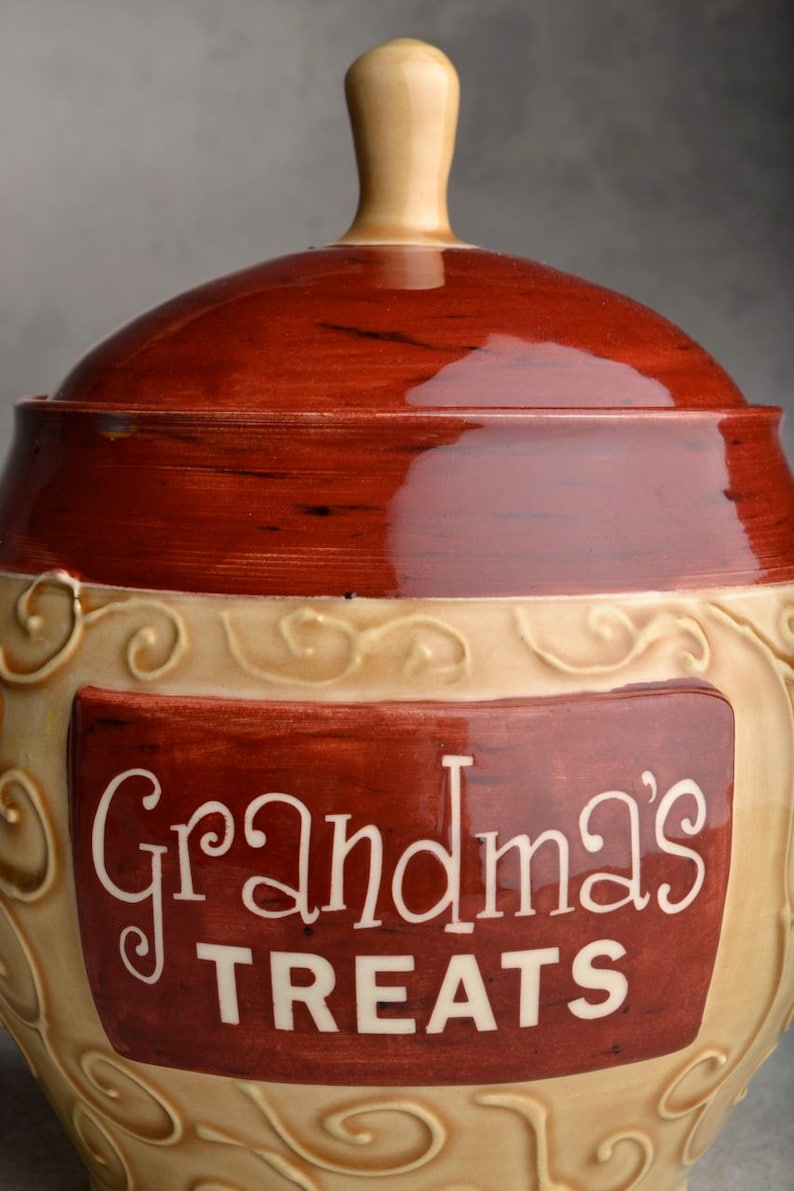 Treat Jar Made to Order Grandma's Treats Jar by Etsy