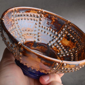 Shaving Bowl Made To Order Rust Brown Sheet Metal Shaving Bowl by Symmetrical Pottery
