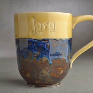 Coffee Mug, Coffee Cup, Tea Cup, Starry Night, Ready To Ship, Mug by Symmetrical Pottery image 4