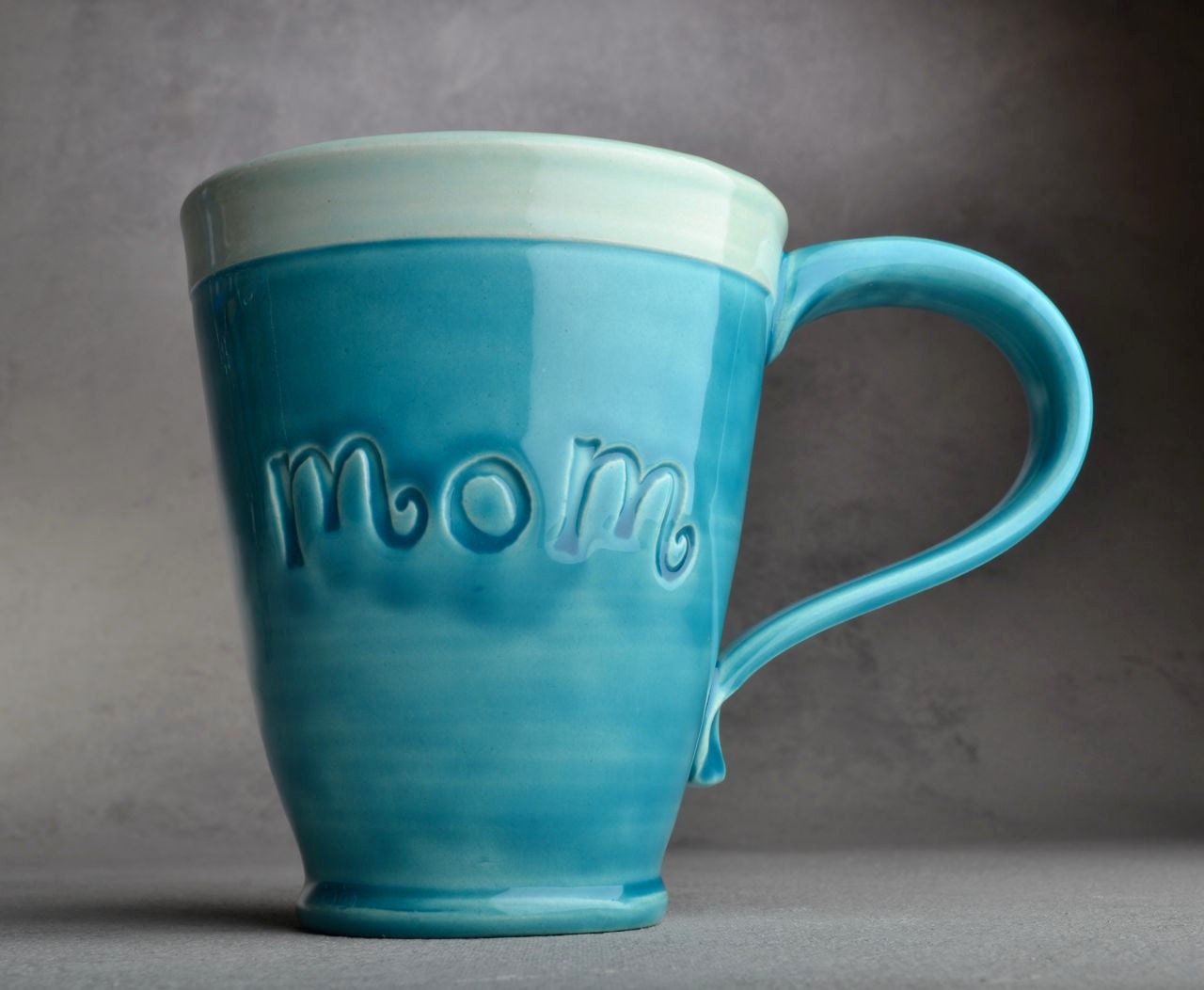 Mom Mug Made to Order Mom Stamped Mug by Symmetrical Pottery Etsy