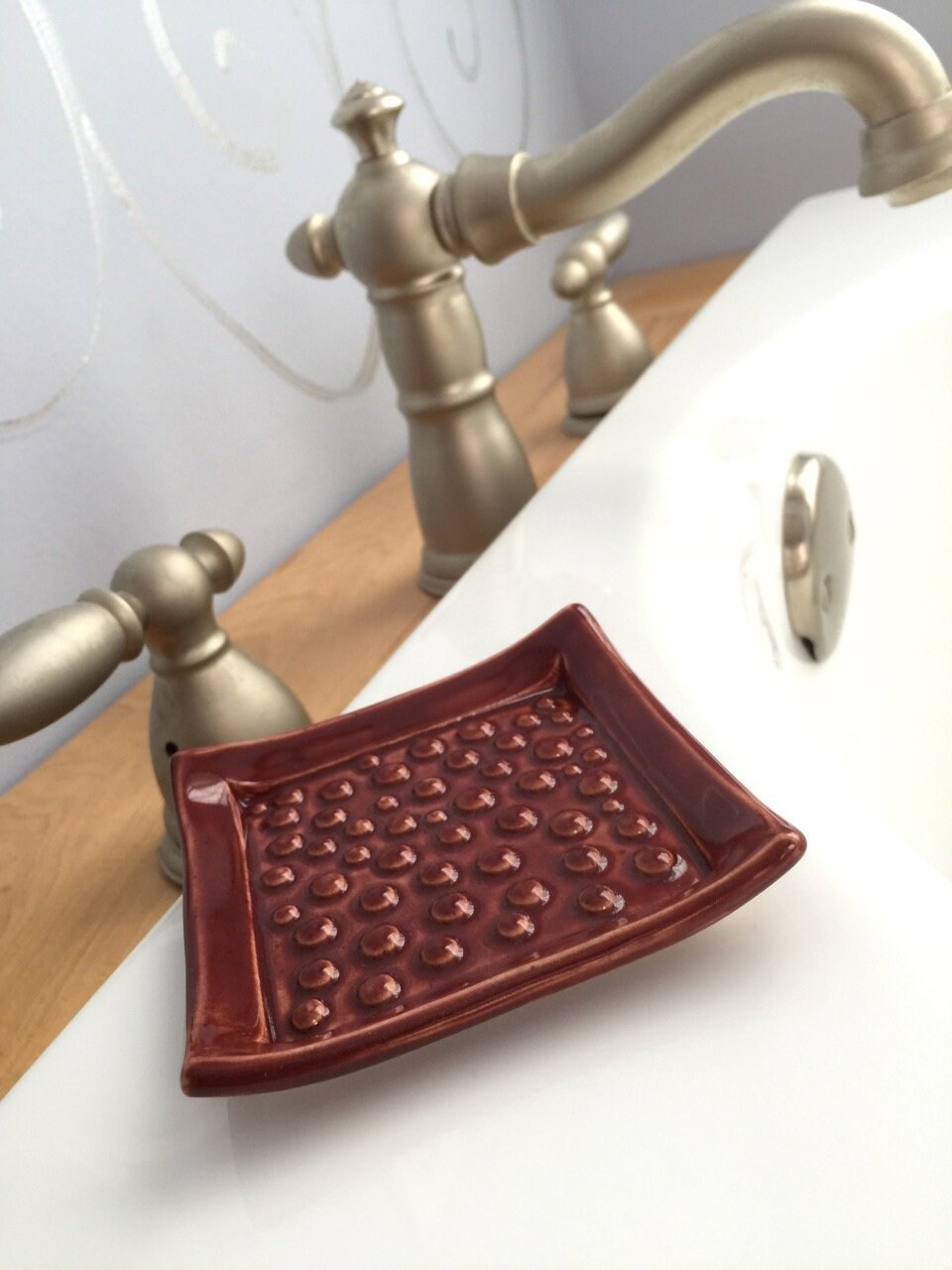 Soap Dish Jewelry Holder Candy Dish Symmetrical Pottery Etsy