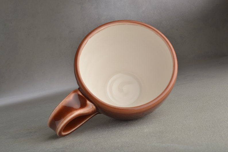 Symmetrical Pottery Java Coffee Mug - Thumbnail 5