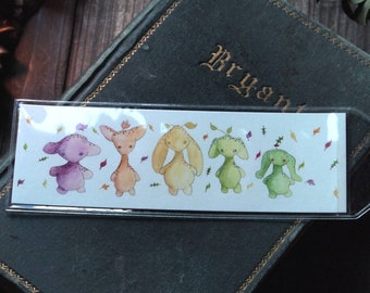 Rainbow Leaflings Bookmark, Fairytale Forest Sprite, Rainbow Fairies, Book lovers gifts, Bookworm gift, Fantasy Fairy Book marker