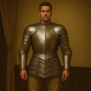 Medieval Warrior Armor Set | Full Body Plate Armor in Matte Antique Finish Steel | Knight Cosplay & Reenactment Suit Medieval Cosplay Armor