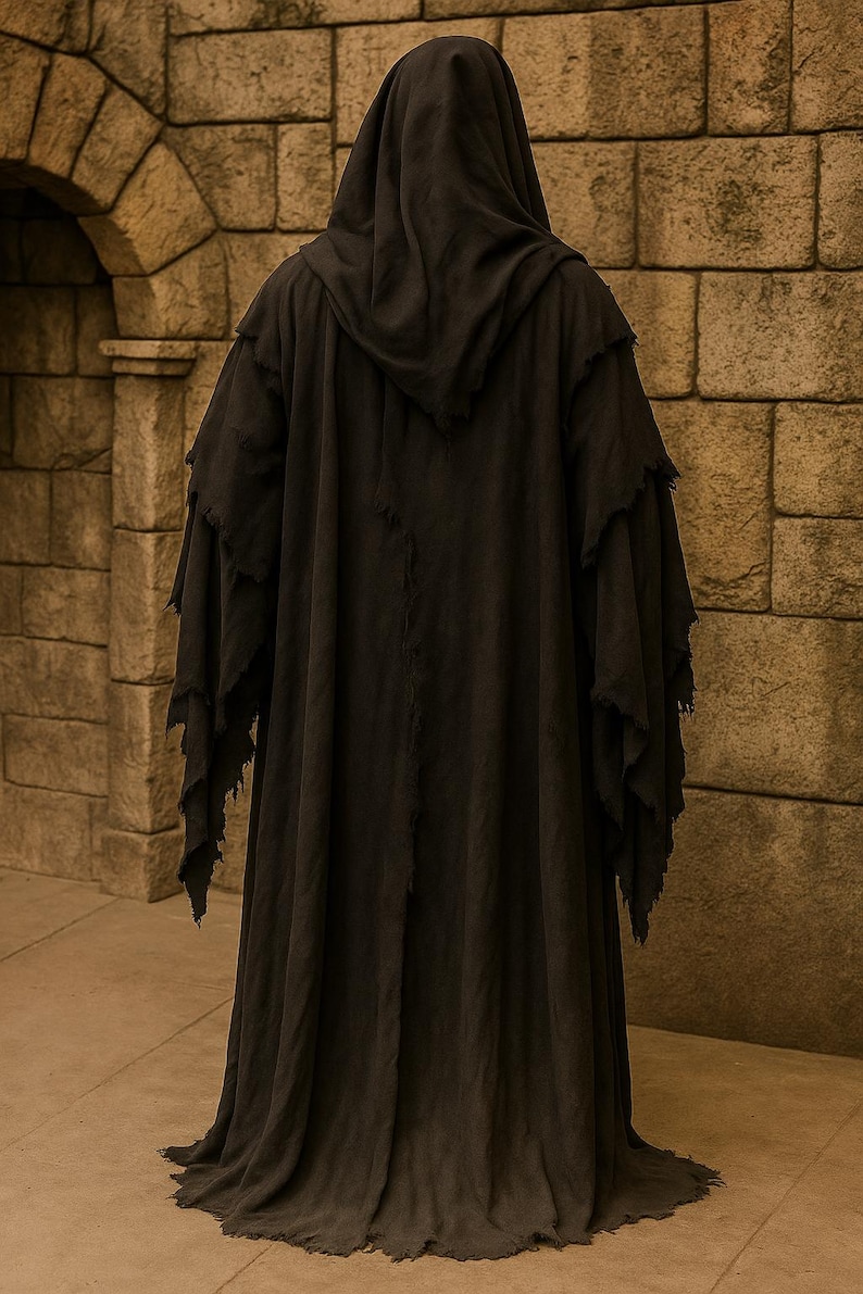 Nazgul Ringwraith Costume – Dark Fantasy Black Rider Costume – Fantasy ...