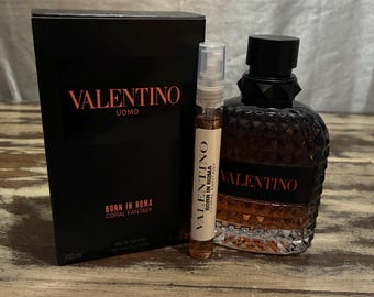 Valentino Born in Roma Coral Fantasy, Decantador de colonia de lujo, Muestra de perfume