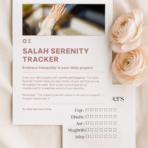 Gebetstracker für Muslime Islamisches Printable Journal