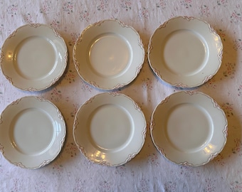 HUTSCHENREUTHER MIDI DINNER PLATE 5枚セット Hutschenreuther Racine White Pattern Large Dinner Plate Made in