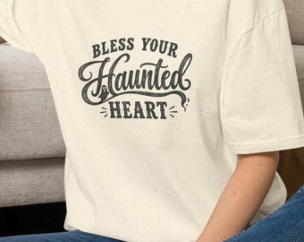 Bless Your Haunted Heart Southern-Inspired Adult Halloween T-Shirt