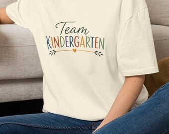 Team Kindergarten T-Shirt | Teacher Mom School Spirit Tee