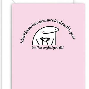 Funny Teacher Thank You Card | Pink Cute Brain Design Inside | End of Year Card | Teacher Appreciation Gift | A5 Humour Card