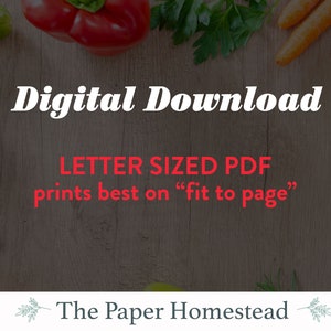 Printable Seed Envelope // Digital Garden // Print Your Own Envelope // 3x4 // Garden Gift // Printable Seed Packet image 4