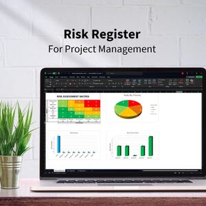 Excel-sjabloon risicoregister: logboek en risicobeperking project | Downloadbare spreadsheet
